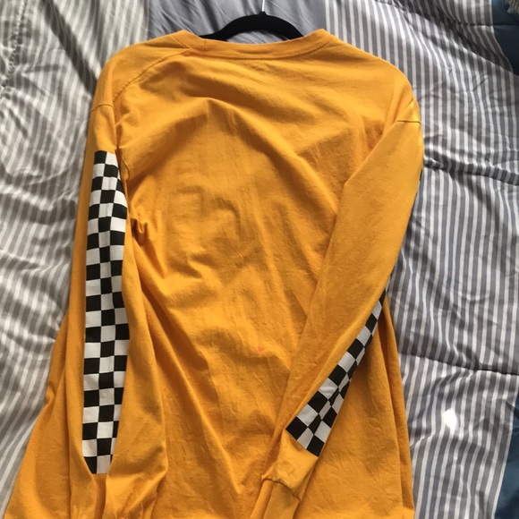 Vans Yellow Long Sleeve Tee - Picture 2 of 4